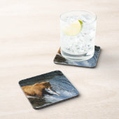 Dessous-de-verre Saumon Brown de l'Alaska à Brooks (Côté Droit)