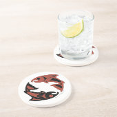 dessous de verre saumonés du nord-ouest (Côté)