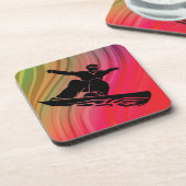 Dessous-de-verre Saut à neige (Côté gauche)