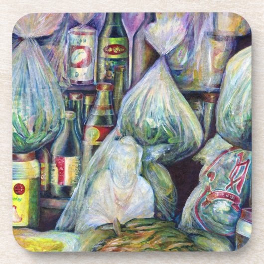 Dessous-de-verre Saveurs séchées à Singapour (Devant)