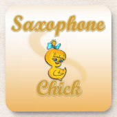 Dessous-de-verre Saxophone Chick (Devant)