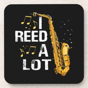Dessous-de-verre Saxophone drôle