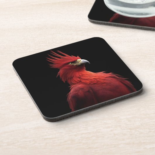 Dessous-de-verre Scarlet Phoenix Est Fière (Côté gauche)