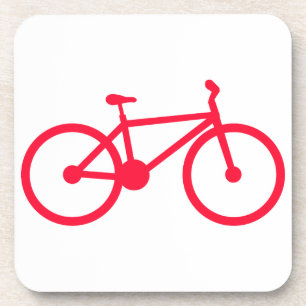 Dessous-de-verre Scarlet rouge bicycle