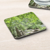 Dessous-de-verre Scène de Forêt Verte Magique. (Côté gauche)