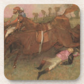 Dessous-de-verre Scène d'Edgar Degas | de la course d'obstacles (Devant)
