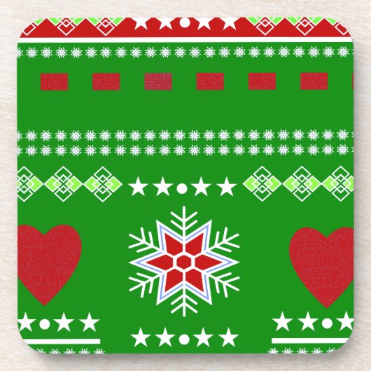Dessous-de-verre Scène d'hiver scandinave (Devant)