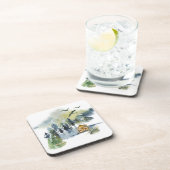 Dessous-de-verre Scène forestière à l'aquarelle  (Côté Droit)