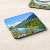 Dessous-de-verre Scenic Lake Mountain Reflection Photo (Côté gauche)