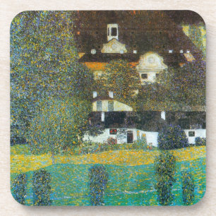 Dessous-de-verre Schloss Kammer sur l'Attersee II de Gustav Klimt