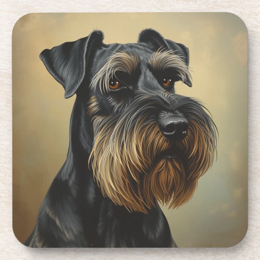 Dessous-de-verre Schnauzer géant (Devant)