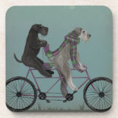 Dessous-de-verre Schnauzer Tandem (Devant)