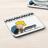 Dessous-de-verre Schroeder Charlie Musique Brown (Côté gauche)