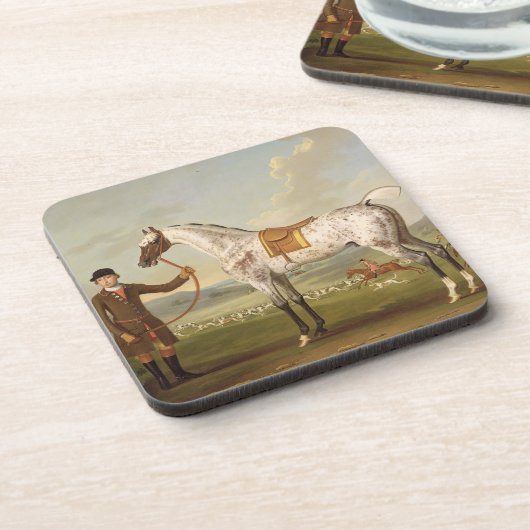 Dessous-de-verre Scipio, Hunter de Spotted, c.1750 (oi de colonel (Côté gauche)