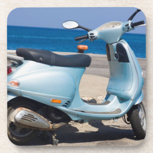 Dessous-de-verre Scooter sur la plage   Ephesus, Turquie