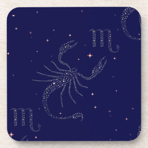 Dessous-de-verre scorpio étoiles