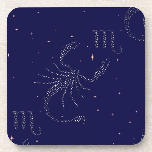Dessous-de-verre scorpio étoiles (Devant)