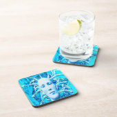 Dessous-de-verre Scorpion bleu (Côté Droit)
