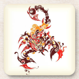 Dessous-de-verre Scorpion tribal