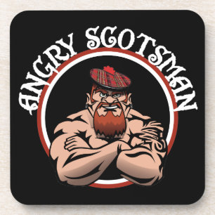 Dessous-de-verre Scotsman fâché 2015
