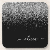 Dessous-de-verre Script Monogram Girly Name (Devant)