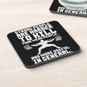 Dessous-de-verre Séance d'entraînement - il est plus difficile de (Côté gauche)