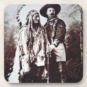 Dessous-de-verre Séance Taureau en chef (1831-90) en tournée avec