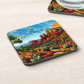 Dessous-de-verre Sedona, Arizona Red Canyon (Côté gauche)