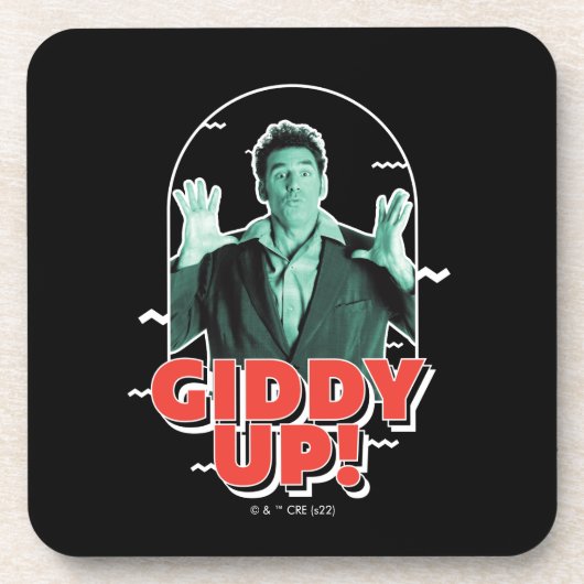 Dessous-de-verre Seinfeld | Kramer - Giddy Up! (Devant)