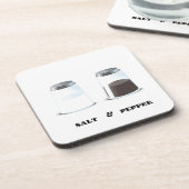 Dessous-de-verre Sel et poivre (Côté gauche)