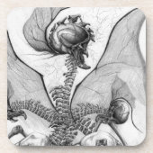 Dessous de verre semblables d'art de monstre (Devant)