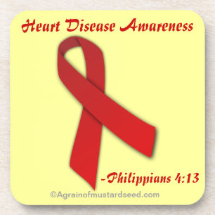 Dessous-de-verre Sensibilisation aux maladies cardiaques Phil 4:13