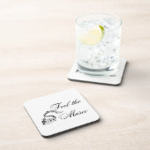 Dessous-de-verre Sentez la musique sur un (Côté Droit)