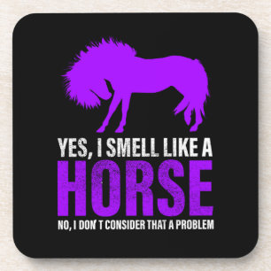 Dessous-de-verre Sentir comme un cheval n'est pas un problème