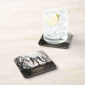 Dessous-de-verre Sepia Goth Girl (Côté Droit)