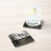 Dessous-de-verre Sepia Goth Girl (Côté Droit)