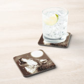 Dessous-de-verre Sepia Wolf & Moon (Côté Droit)