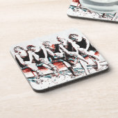 Dessous-de-verre Sept Pals De Beauté De Bain (Côté gauche)