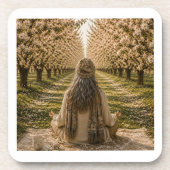 Dessous-de-verre Serene Orchard Sticky Notes | Romantic Botanical (Devant)