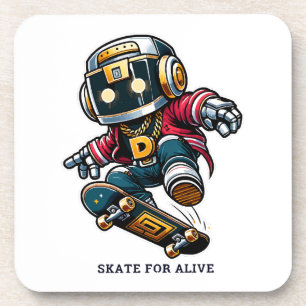 Dessous-de-verre Série de skate de style de rue