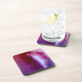 Dessous-de-verre Série Gemstone - Agate en violet 2 (Côté Droit)