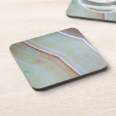 Dessous-de-verre Série Gemstone - Agate poli (Côté gauche)