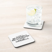 Dessous-de-verre Sérieux Relation Poignées Beverage Coaster (Côté Droit)