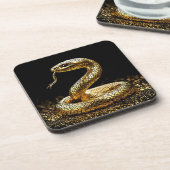 Dessous-de-verre Serpent doré (Côté gauche)