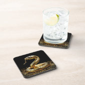 Dessous-de-verre Serpent doré (Côté Droit)