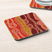 Dessous-de-verre Serpents autochtones. (Côté gauche)