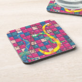 Dessous-de-verre Serpents et échelles (Côté gauche)