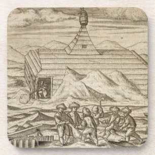 Dessous-de-verre Servez d'équipier le massacre et des ours