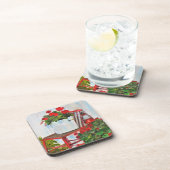 Dessous de verre Set 6 Cork Backed Geraniums d'été (Côté Droit)