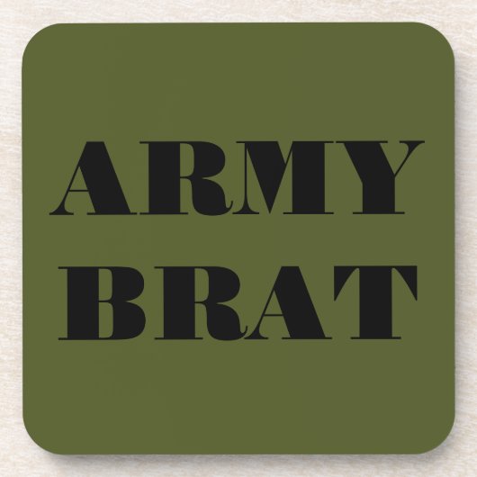 Dessous de verre Set Armée Brat (Devant)